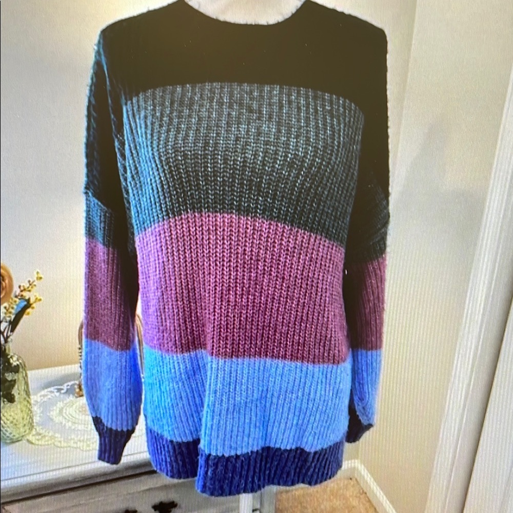 Colorblock Women's Sweater